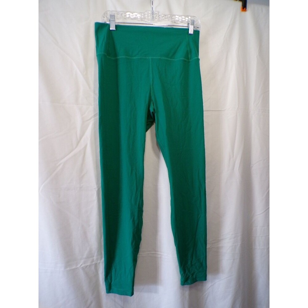 Amazon Essentials Women’s Leggings Large Green Ankle Yoga Pants